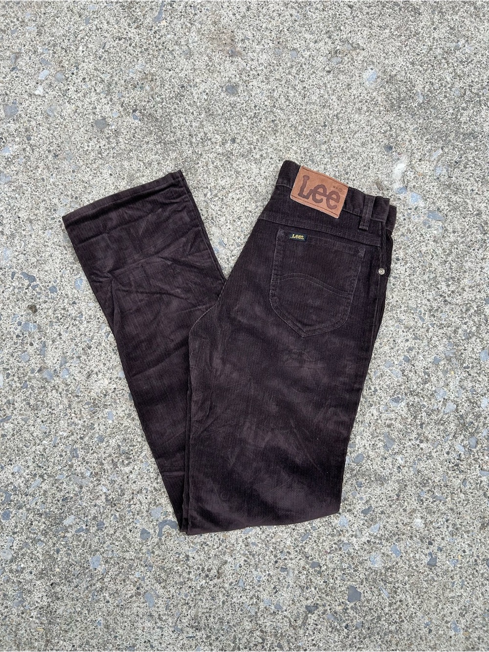 Vintage 90’s Lee Men's Corduroy Jeans in Dark Brown